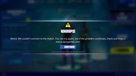 fortnite trouble matchmaking